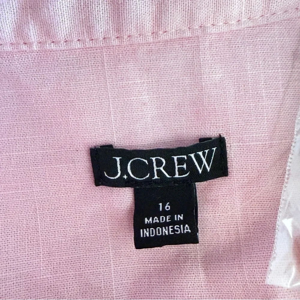 New! J. Crew Garment-dyed chambray shirt Pink 16 - 23884